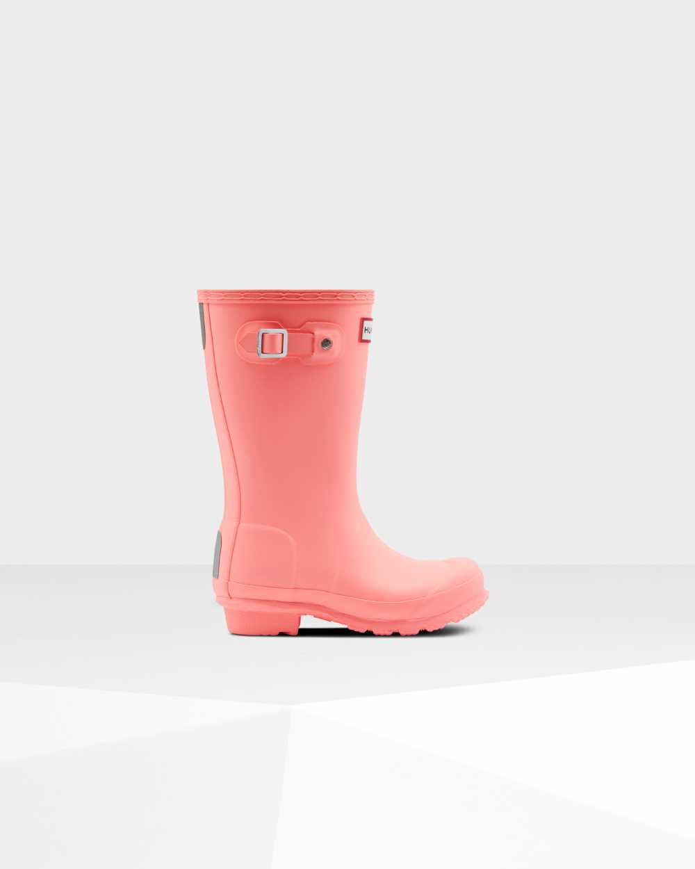 Hunter Kids Original Big Short Wellington Boots Pink,HAQM03918